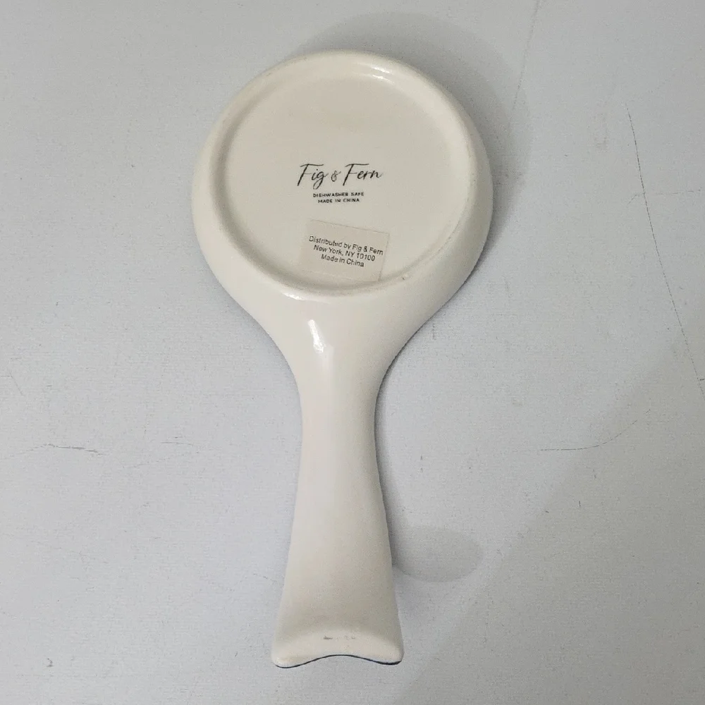 Fig & Fern Inspirational Spoon Rest, NWT